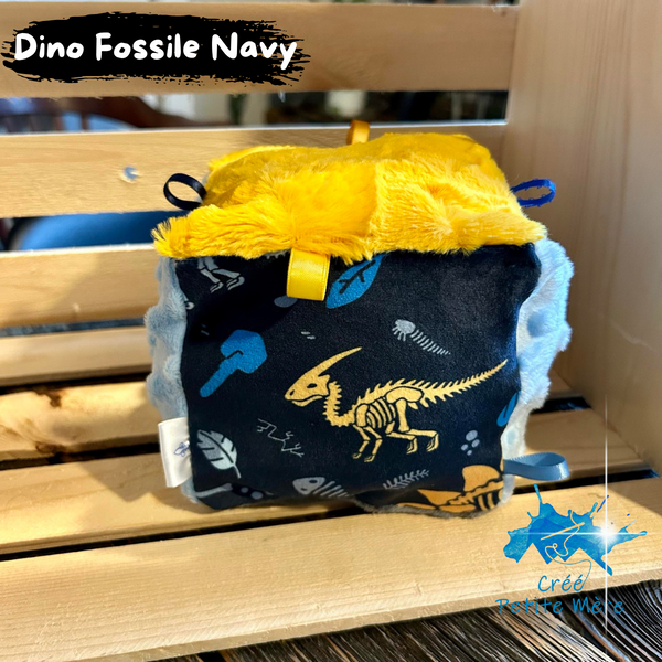 Cube d'Éveil Dino Fossile Navy