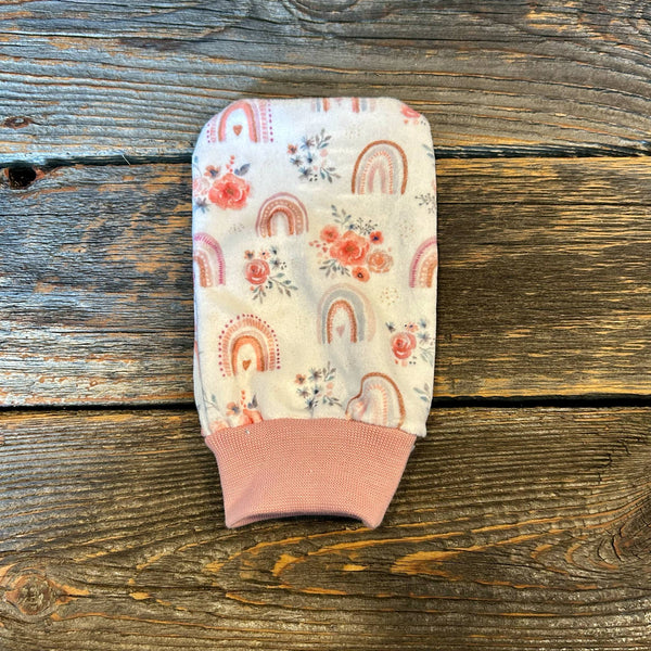 Gant De Bain Arc-En-Ciel Floral