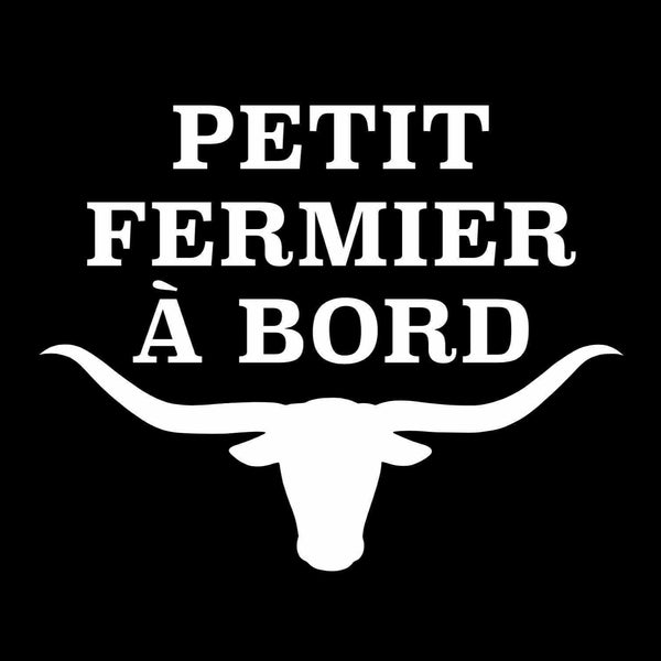 Autocollant Voiture Petit Fermier