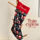 Bas de Noël – Le train du Père Noël 🚂🎄