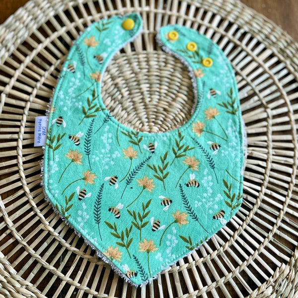 Bavoir Abeille & Fleurs