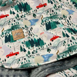 Poncho Softshell Aventure Boréale + Capuchon Amovible