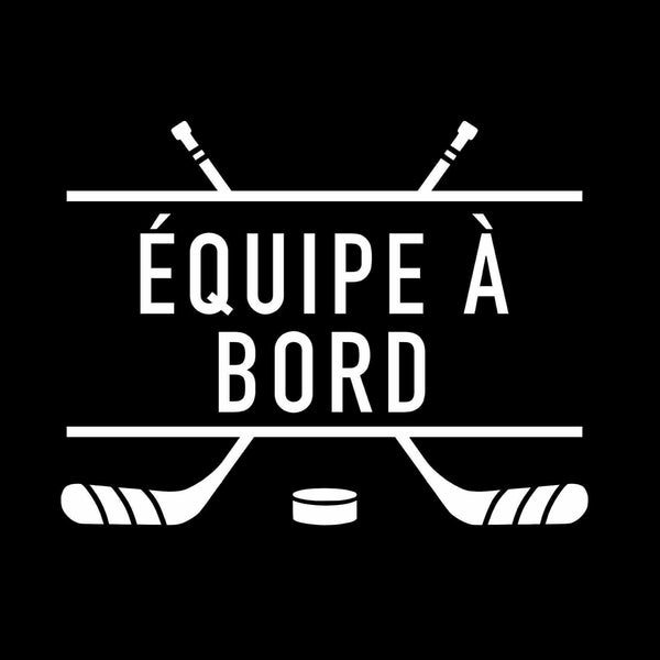 Autocollant Voiture Équipe à Bord