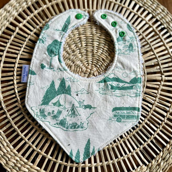 Bavoir Camping Vintage