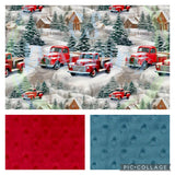 Bas De Noel Camion Enneigé