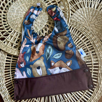 Bavette Imperméable Animaux Noisette