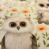 Poncho Hibou fleuri