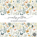 Poncho Papillon Fleuri