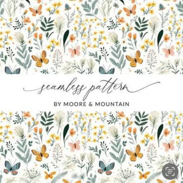 Poncho Papillon Fleuri