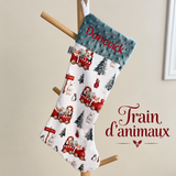 Bas de Noël  – Le petit train du pôle Nord 🚂🎄
