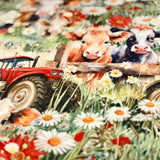 Poncho Vache champêtre