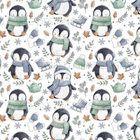 Bas De Noel Pingouin Hiver