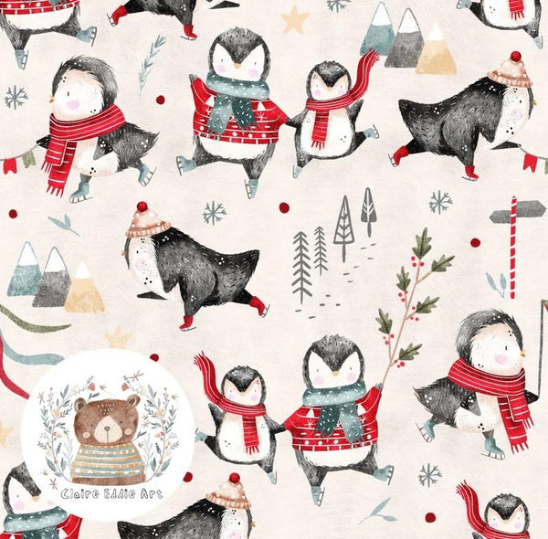 Bas De Noel Pingouin Amusant