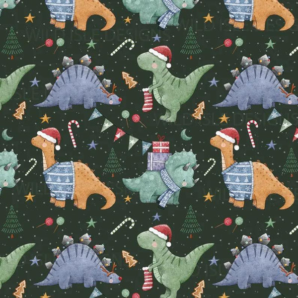 Bas De Noel Célébration Dino