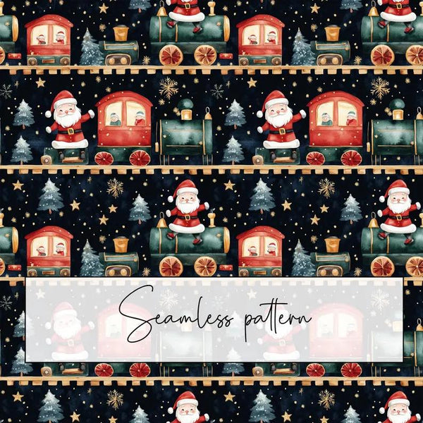 Bas De Noel Train Express Noel