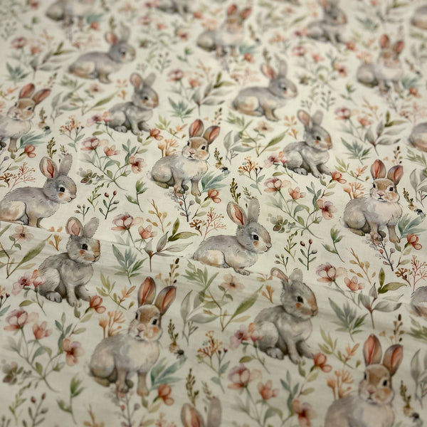 Chapeau Été Lapin Floral