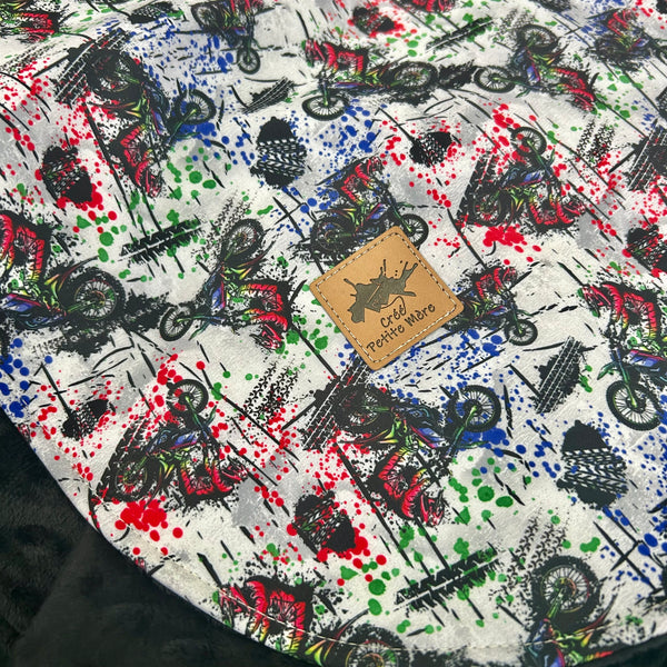 Poncho Softshell  Motocross + Capuchon Amovible