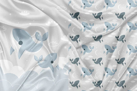 Doudou Baleine Nuage