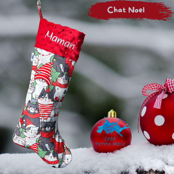 Bas De Noel Chat De Noel