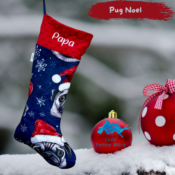 Bas De Noel Pug De Noel
