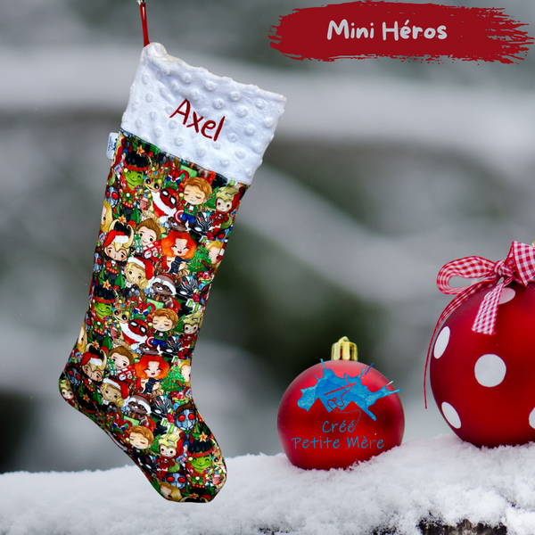Bas De Noel Mini Héros
