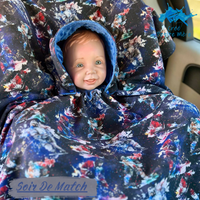 Poncho Softshell Soir De Match + Capuchon Amovible