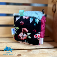 Cube d'Éveil Floral Noir