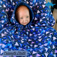 Poncho Softshell Triangle Étoilé + Capuchon Amovible