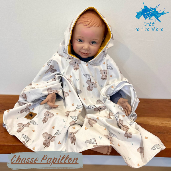 Poncho Serviette Chasse Aux Papillons