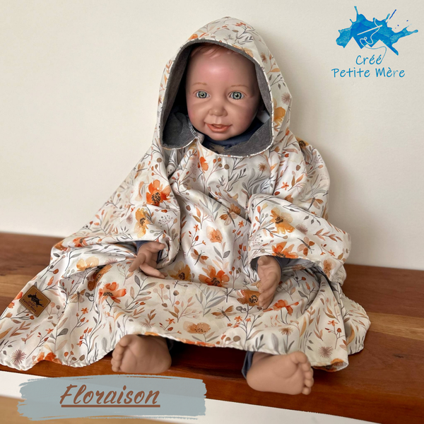 Poncho Serviette Floraison