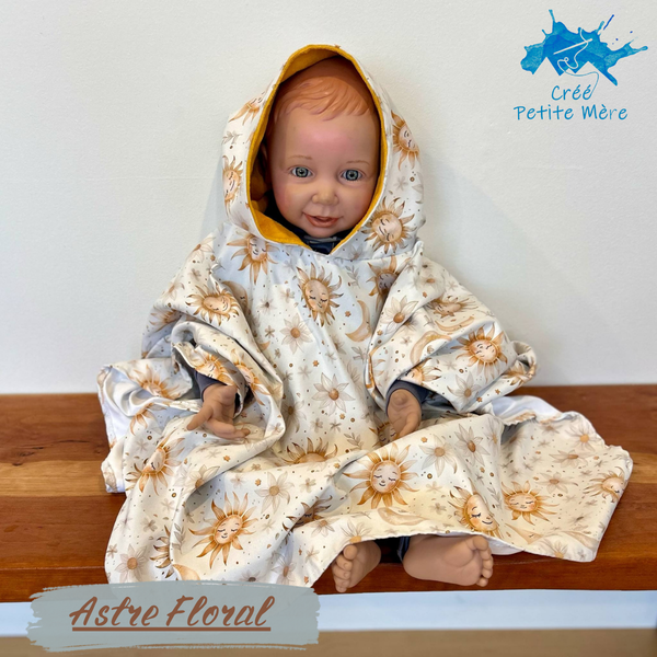 Poncho Serviette Astre Floral
