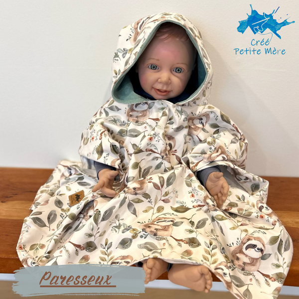 Poncho Serviette Paresseux