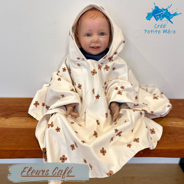Poncho Serviette Floral Café