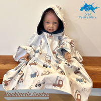Poncho Serviette Machinerie Neutre