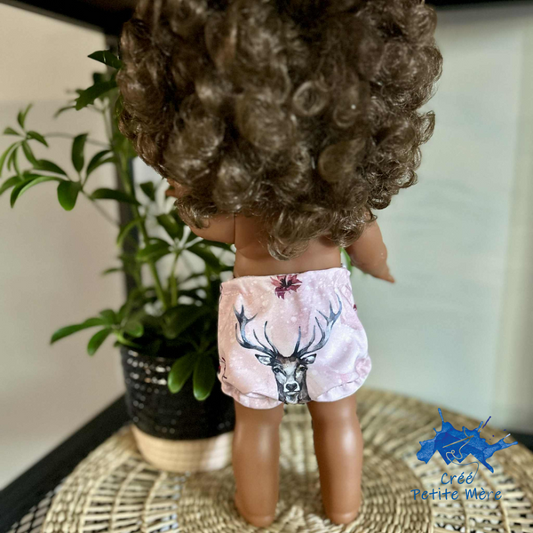 Couche Poupée Tête De Cerf