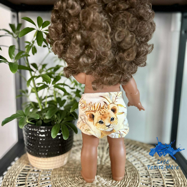 Couche Poupée Lionceau
