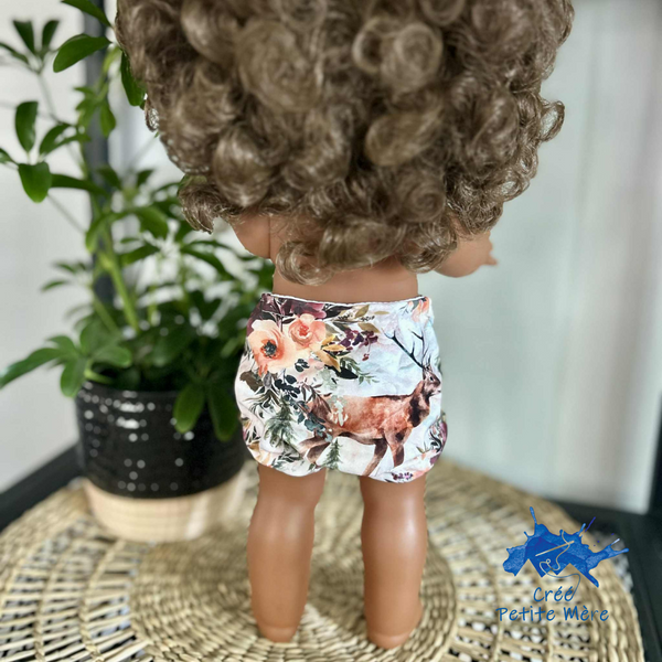 Couche Poupée Panda Rose