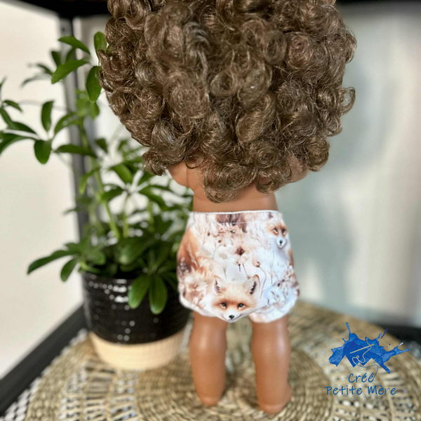 Couche Poupée Doux Renard