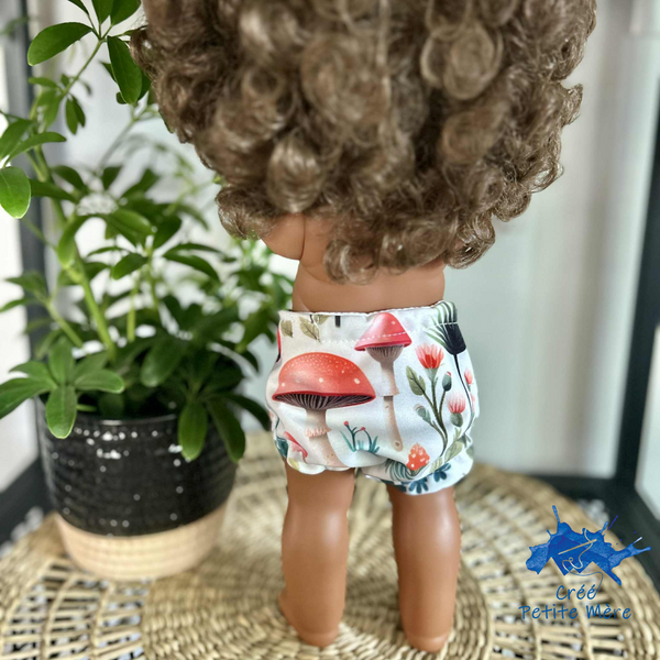 Couche Poupée Champignon