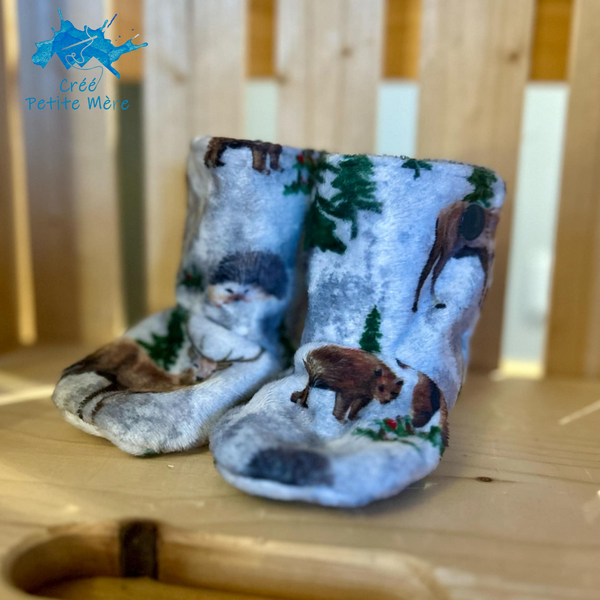 Pantoufle Animaux Sapin
