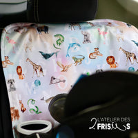 Protège siège de voiture - Petites poules frileuses