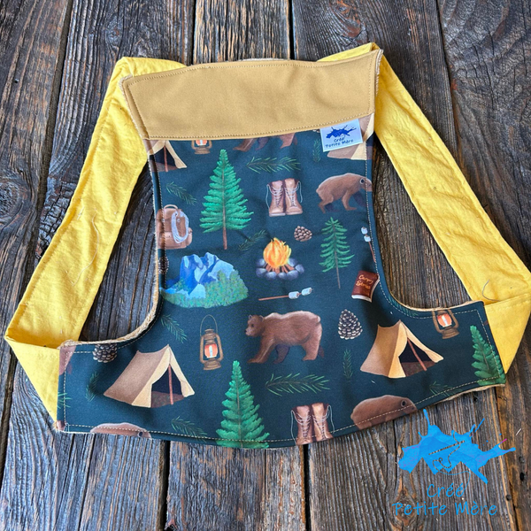 Porte Poupée Ours Camping