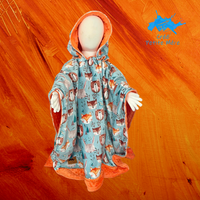 Poncho Woodland Friends
