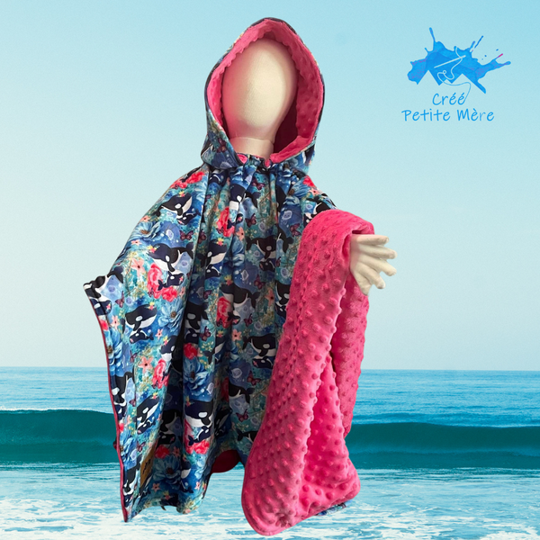 Poncho Baleine Floral