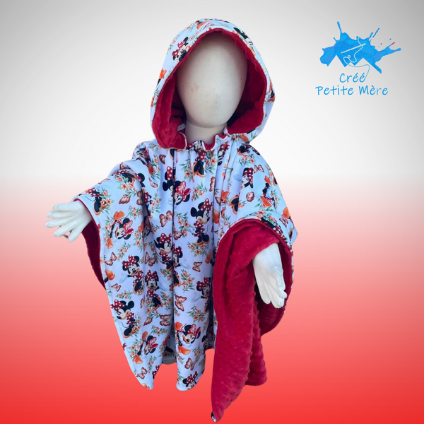 Poncho Souris Mignonne