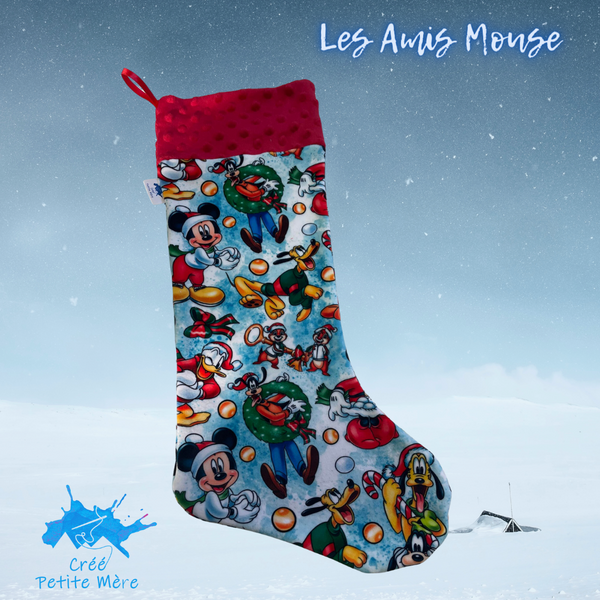 Bas De Noel Les Amis Mouse