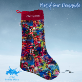 Bas De Noel Motif Sur Demannde