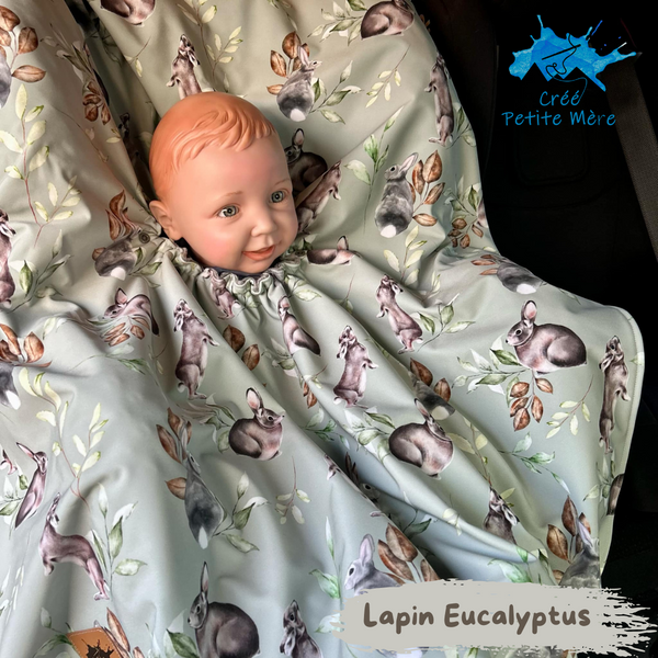 Poncho Lapin Eucalyptus