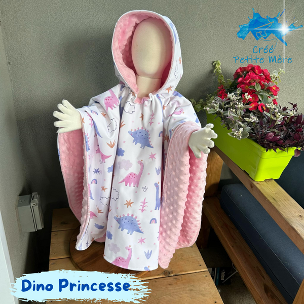 Poncho Dino Princesse