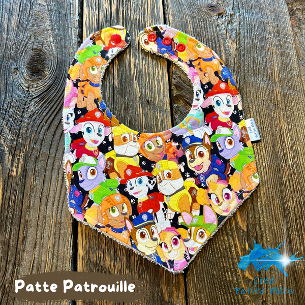 Bavoir Patte Patrouille